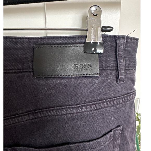 BOSS Hugo Boss Men's Navy/Black Stretch Jeans, 33/32, GUC - Picture 3 of 9